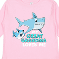thumbnail image 4 of Inktastic My Great Grandma Loves Me with Cute Sharks Boys or Girls Long Sleeve Toddler T-Shirt, 4 of 5