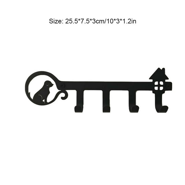 Key Holder Door Hanger Storage Hook Decorations Handily Install Handily Install Household Accessories Decorative Wall-mounted Rack