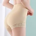 thumbnail image 6 of Ladies Tummy Tucking & Lifting Shaping Panties Lace Medium High Waist Breathable Panties Mesh Thong Panties plus Size Thongs Lot Leak Proof Underwear for Women under Wear Women Pack Vibrating Pantie's, 6 of 6