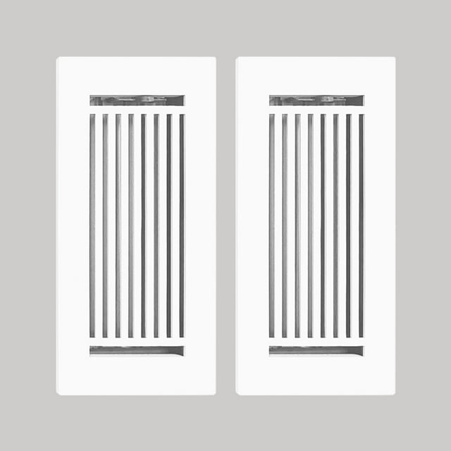Cast Aluminum Floor Register Size 4" X 10" VR109 Pack of 2