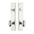 thumbnail image 4 of Grandeur 840139 Carre Solid Brass Tall Plate Single Cylinder Keyed Entry Set - Brass, 4 of 6