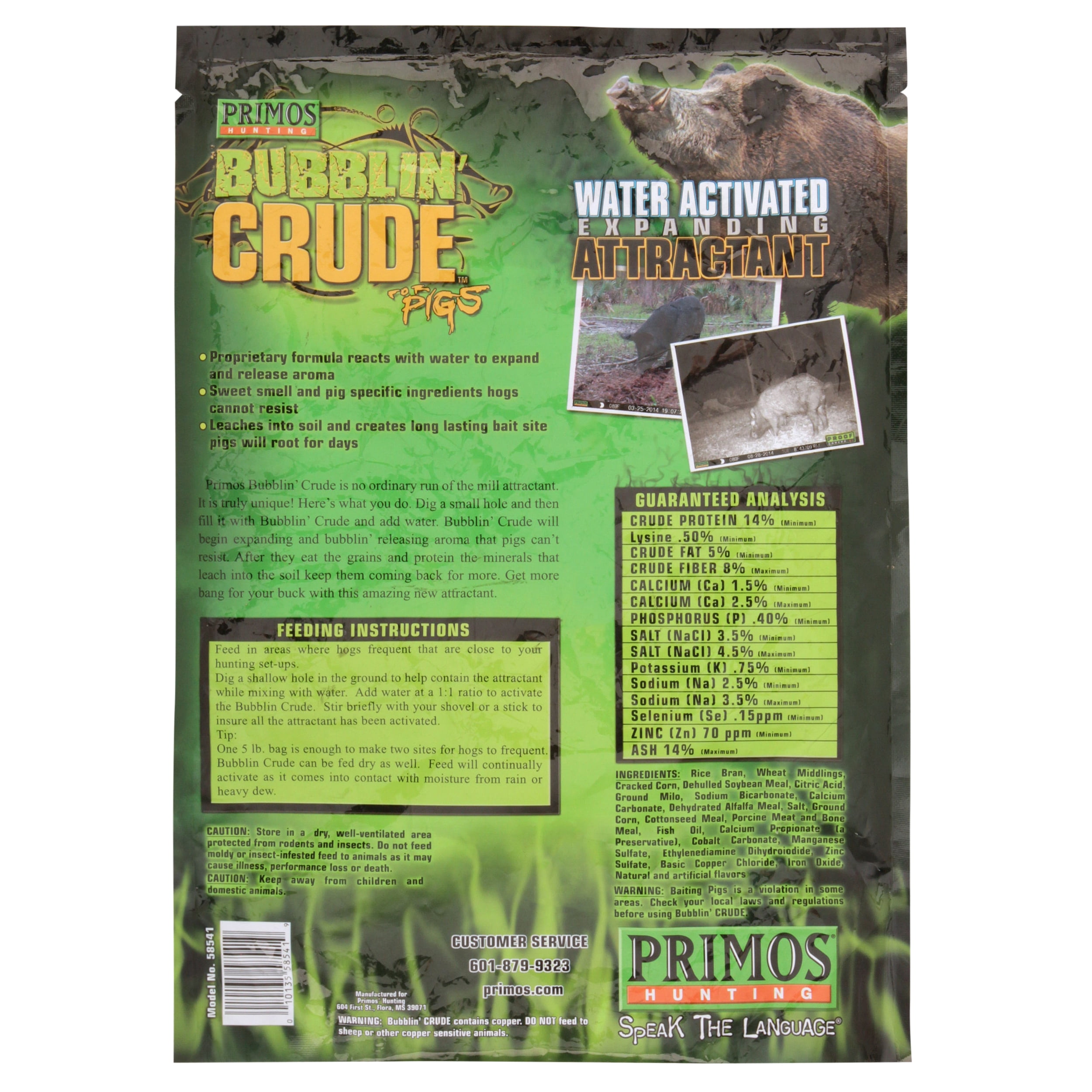Primos Bubbling Crude Hog Attractant Walmart Com Walmart Com