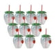 thumbnail image 4 of Botella para beber,Vaso para beber con forma de fresa Botella para beber,Bonita taza con y forma de fresa para el verano,Vasos de fresa para regalos de fiesta de Llavero transparente, 4 of 8