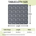 thumbnail image 2 of Holiday Christmas Tablecloth 34x34 Square Format, Premium Fabric for Regular Entertaining Needs and Events, 2 of 6