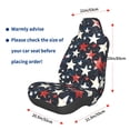 thumbnail image 2 of Car Seat Protection Cover 33×20.5in Easy To Install Elastic Anti Fouling Comprehensive Package For Car Suv Truck Independence Day Theme Star (10), 2 of 8