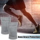 thumbnail image 2 of 1 par de rodilleras protectoras de esponja, rodilleras suaves y transpirables, rodilleras para deporte, gimnasio, patinaje, gris, talla M, 2 of 7