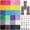 (B)24 Color(B), variant on 28 Colors Bedazzling Kit Rhinestones 3MM 22400 PCS Flatback Gems with 3PCS B7000 Glue,Rhinestones for Bedazzling for Clothing Shoes Nail Book Diamond Art