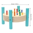 thumbnail image 4 of KAKOWELY Multi Color Wooden Hammer Toy for Playing Simple Fun Game to Exercise Hand Eye Coordination 1 Set,7.48"X7.48"X4.72", 4 of 5