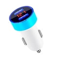 thumbnail image 2 of Methold de pantalla de dígitos para coche adaptador de carga USB de aleación de aluminio para enchufe de encendedor accesorios Type3 NO3, 2 of 6