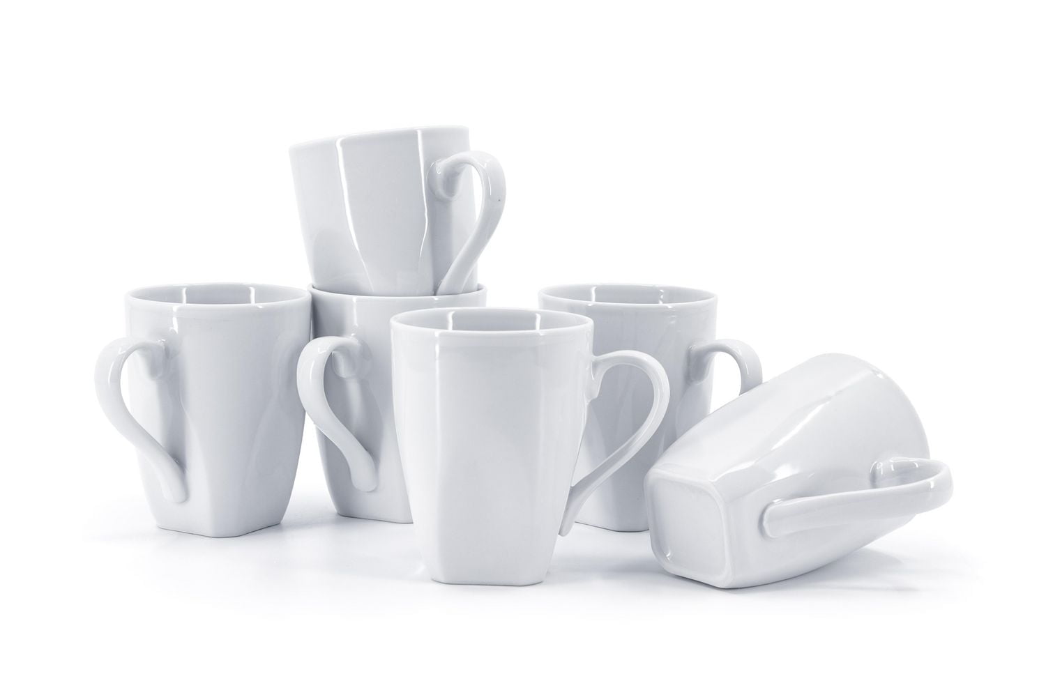 Tasses carrées Mainstays de 12 oz - Ensemble de 6