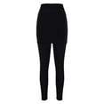 thumbnail image 5 of SDNall Skirted Leggings for Women Fake Two-Piece Bottom Pants Skirt Sports Plus Size Bottom Pants ,Sizes：S-2XL, 5 of 7