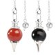 thumbnail image 1 of De Colgante De Cristal Con Piedra De Energía De Adivinación, Accesorio De Joyería Para Mujer Con Péndulo, Cuentas Redondas Huecas, Joyería De Piedra De Meditación Aura 2 Uds Kearding AP005790-00, 1 of 6