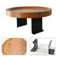 thumbnail image 4 of Plateau de Canapé Table Accoudoir Clip en Bois pour Boisson Café Collation Télécommande, 4 of 5