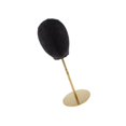 thumbnail image 1 of facefd Suede Cork Mannequin Head Hat Rack Cap Wig Holder Display Stand Black, 1 of 9
