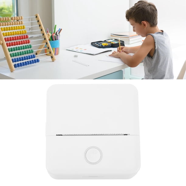 Mini Impresora Térmica Portátil, Efecto De Impresión Claro, Impresión De Preguntas Incorrectas, Impresora De Bolsillo Sin Tinta Para La Escuela