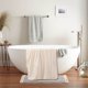 thumbnail image 4 of Velvet Bath Towel Towel For Adult Daily Use At Home Absorbent Dry Hair Towel That Does Not Hair Beach Towel Strip Patterned Bath Towel, 4 of 5