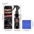 thumbnail image 2 of Automotive Plastic Restoration Repair Kit 120Ml For Interior And Exterior Use Restores Shine And Renews Finish, 2 of 9