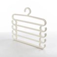 thumbnail image 5 of Dvruxg 5-Tier Multifunctional Pants Hanger Rack - Space Saving Closet Organizer for Pants, Belts & Ties - Durable Plastic Clips, 5 of 5