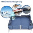 thumbnail image 4 of Cubierta Plegable Para Bandeja De Viaje, Organizador De Mesa Con Bandeja Para Avión, Multifuncional Para Niños, Adultos, Trenes, Aviones Con Almacenamiento, 4 of 7