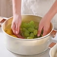 thumbnail image 3 of Strainers And Colanders Fruit Strainer Versatile Double Layer Drain Basket Cleaning Bowls Colander Set For Wash Rice Fruits Vegetables Clean, 3 of 6
