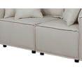 thumbnail image 2 of Elson Beige Linen Loveseat, 2 of 5