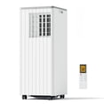 thumbnail image 1 of DENBIG - Aire acondicionado portátil para habitación de hasta 350 pies cuadrados, unidad de aire acondicionado de 8.000 BTU con deshumidificador y ventilador de refrigeración con 2 velocidades,, 1 of 5