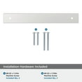 thumbnail image 4 of Amerock Ladera 6-5/16 inch (160mm) Center-to-Center Rectangle Polished Chrome Cabinet Pull Backplate, 4 of 6