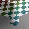 Multicolor Checkered Pattern Waterproof Tablecloth, Rectangular Fabric ...