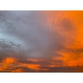 thumbnail image 3 of Grayscale 14x12 Black Modern Framed Museum Art Print Titled - Cloudy Sky VIII, 3 of 5