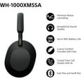 thumbnail image 2 of Sony WH-1000XM5SA Écouteurs Supra-Auriculaires Sans Fil Haut de Gamme à Réduction de Bruit avec Bluetooth, Audio Haute Résolution, Batterie 30 H, Noir (Étui Souple Inclus) - Boîte Ouverte, 2 of 11