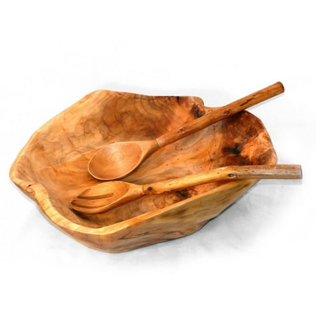 Enrico Rootworks Root Wood Extra Large Bowl with Root Servers