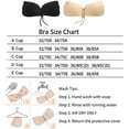 thumbnail image 4 of Sticky Bra Invisible Lift up Bra Adhesive Bra Push up Bra Backless Strapless Bra for Women Skin Color A, 4 of 5