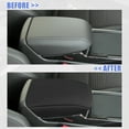 thumbnail image 3 of Unique Bargains 1Pcs Center Console Armrest Box Cover for Toyota RAV4 2014-2018 Pad Interior Anti-Scratch Cotton Black, 3 of 7