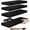Black, variant on Sorbus 16.25" Gray Rustic Floating Shelves (Set of 3) – Wall Storage for Décor, Frames, Trophies
