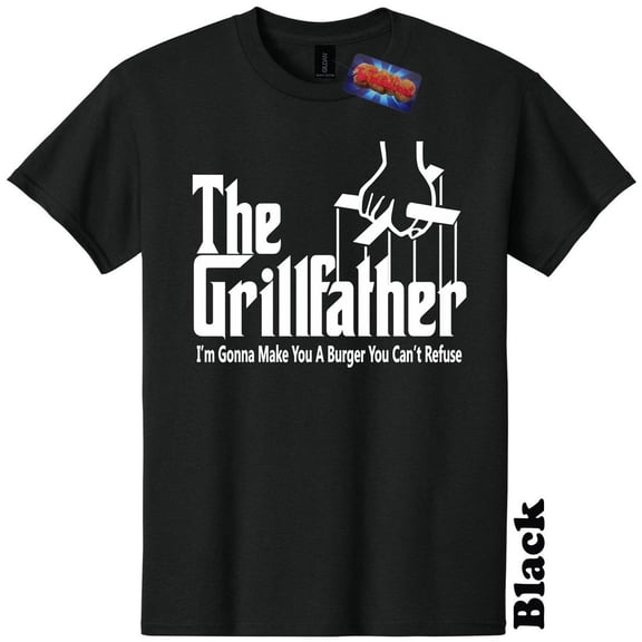 Fathers Day Shirt The Grillfather Funny Men's BBQ Bar-B-Que Grilling The Twisted Donut
