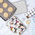 thumbnail image 5 of Yayeee Pot Holders Kitchen Heat Resistant with Pockets 7"x9.8" Cotton Oven Cooking Hot Pads, Rainbow Stars Pattern, 5 of 7
