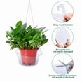 thumbnail image 3 of 15 Pcs Hanging Plant Water Catcher-8 Inch Clear Plastics Plant Water Catcher Tray-Hanging Plant Saucers Drip Pans, 3 of 8