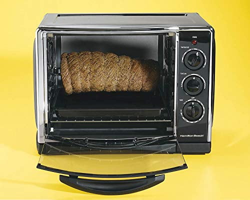 Hamilton Beach 31197R Kitchen Countertop Oven-Broiler w/Convection \u0026  Rotisserie - Walmart.com