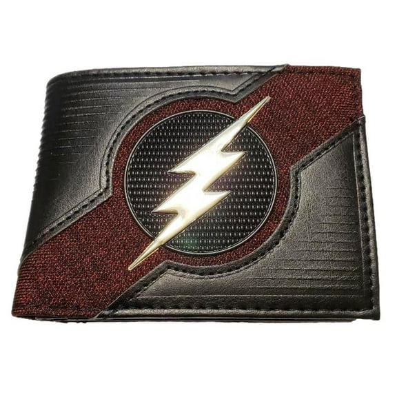 Flash Lightning Bolt Logo Bi-Fold Wallet