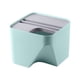 thumbnail image 3 of XWSHYW Cubo de Basura Bote de Basura Apilable para Reciclaje Doméstico Adecuado para Cocina, Baño y Oficina con Separación de Humedad y Sequía, Gran Capacidad y Diseño Moderno., 3 of 7