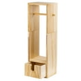 thumbnail image 3 of Toilet Paper Holder Wood Bathroom Toilet Tissue Paper Roll Storage Holder Stand, 3 of 5