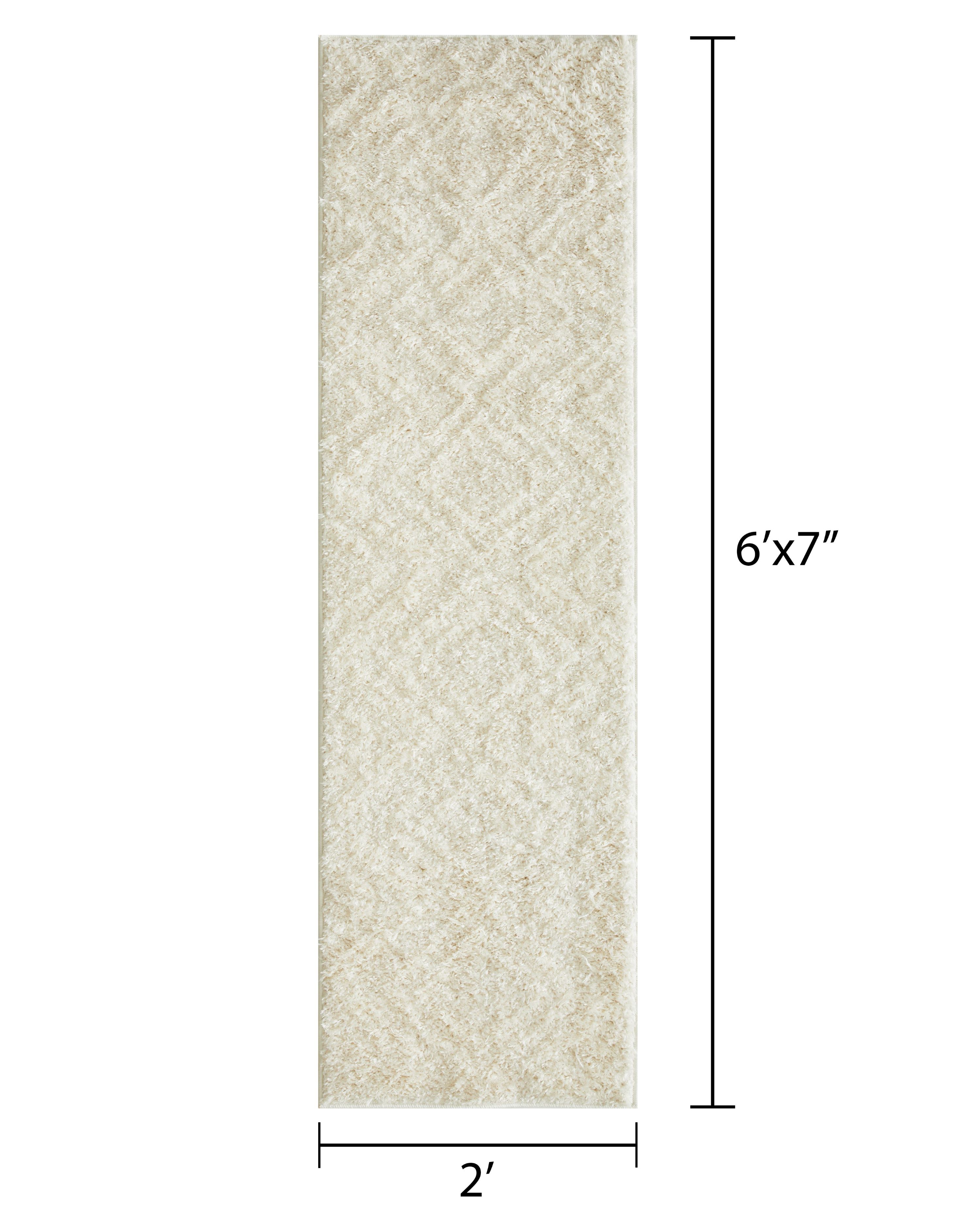 Loomaknoti Vemoa Armeley 2' x 7' Gray Geometric Indoor Runner Rug