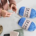thumbnail image 5 of Crochet Yarn under $5! Xqxayjr 5-Ply Milk Cotton Yarn for Crochet, DIY Knitting Thread for Baby Clothes, Soft Acrylic Wool Ball for Handcraft, 325m Craft Yarn for Beginners, 5 of 6