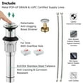 thumbnail image 7 of PARLOS Centerset 2-handle Pull Out Sprayer Bathroom Sink Faucet with 360 Swivel Spout,Brushed Nickel, 7 of 7