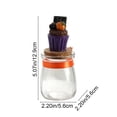 thumbnail image 3 of Halloween Candy Jar, Decorative Glass Storage Container with Resin Topper Lid for Fall Tabletop Centerpiece, Cork Sealed Treat Canister for Party Decor and Small Keepsake Organization, 3 of 8