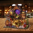 thumbnail image 2 of Kit de casa en miniatura Foyucool Magic House con luz DIY para adultos, 2 of 7