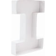 thumbnail image 1 of 8" Fillable Cardboard Letter Shaped Box Paper Mache Birthday Party Sweets Candy Serving Tray (I), 1 of 4