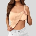 thumbnail image 2 of HAYIMI Women Seamless Spaghetti Strap Built In Bra Camisole Soft Comfort Stretch Sleeveless Tank Tops With Light Support And Smooth Back Design Summer Round Neck Solid Color Versatile Vests, 2 of 6