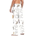 thumbnail image 3 of FORMRS Mens Pajama Pants with Pockets Soft Cotton Sleepwear Lounge Bottoms, Sizes S-2XL, Magical Halloween Ghost, 3 of 7