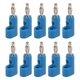 thumbnail image 1 of 10pcs 4mm Stackable Banana Plug Connectors Solderless Banana Plugs for Security AccessoriesBlue, 1 of 5